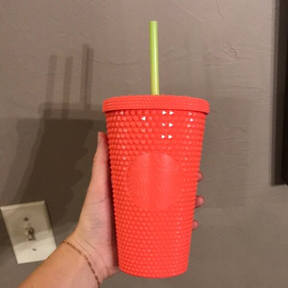 NWT Starbucks Dragonfruit Studded Tumbler - Picture 1 of 2
